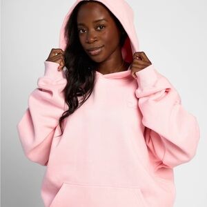 Women’s Oversized Pink Hoodie Sweatshirt